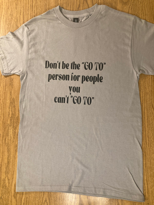 "GO TO" Person